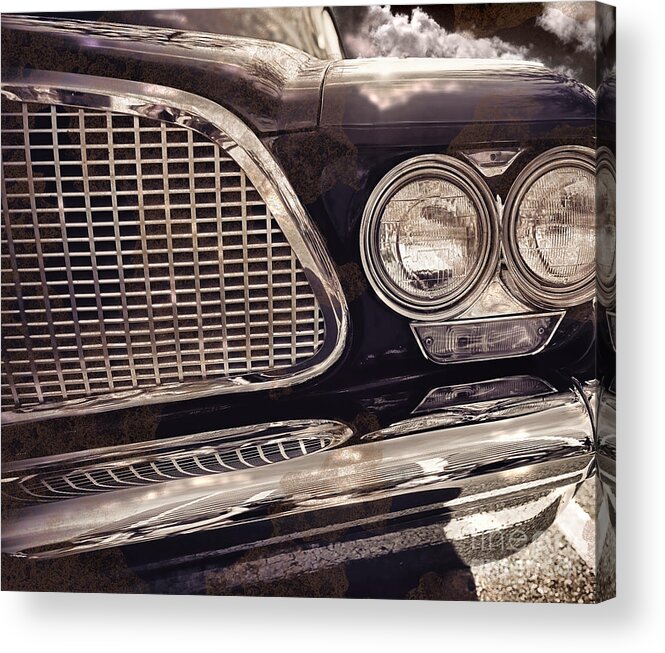Car Acrylic Print featuring the painting Drive My Car by Mindy Sommers