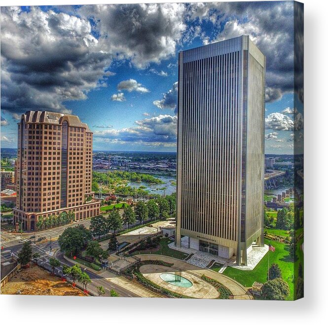 Richmond Acrylic Print featuring the photograph Federal Reserve Building by Kriss Wilson