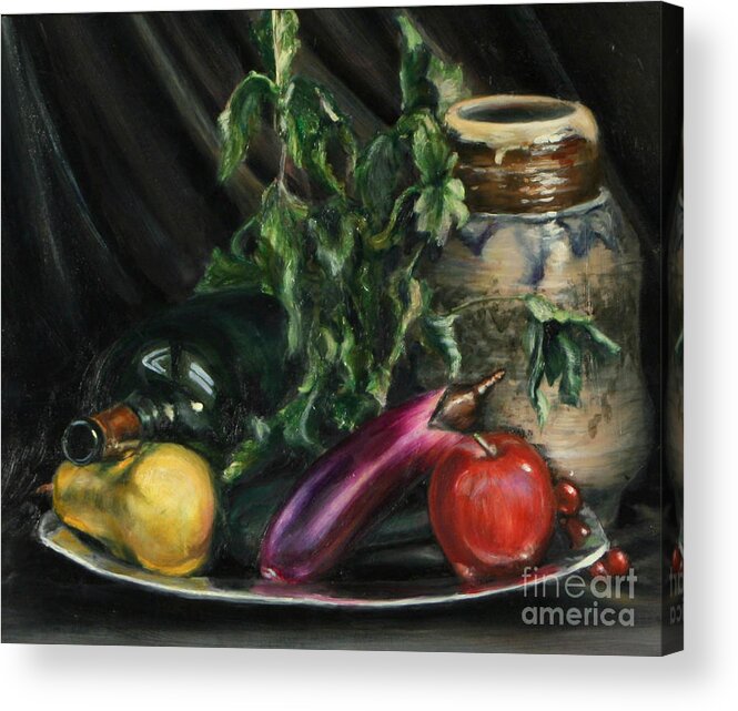 Fruit Acrylic Print featuring the painting Fruit by Lori McCray