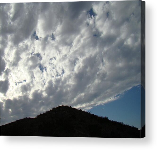 Landscape Acrylic Print featuring the photograph Hill-top One by Ana Villaronga