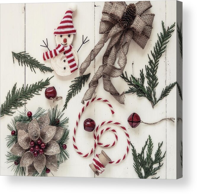 Christmas Acrylic Print featuring the photograph Holly Jolly by Kim Hojnacki