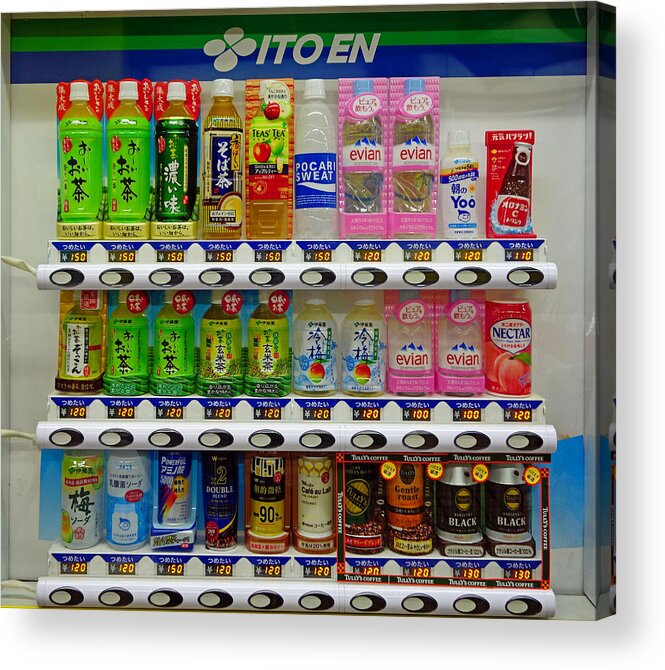Ito En Acrylic Print featuring the photograph Ito En Vending by Robert Meyers-Lussier