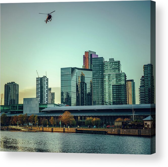 Australia Acrylic Print featuring the photograph Melbourne Morning III by Nisah Cheatham