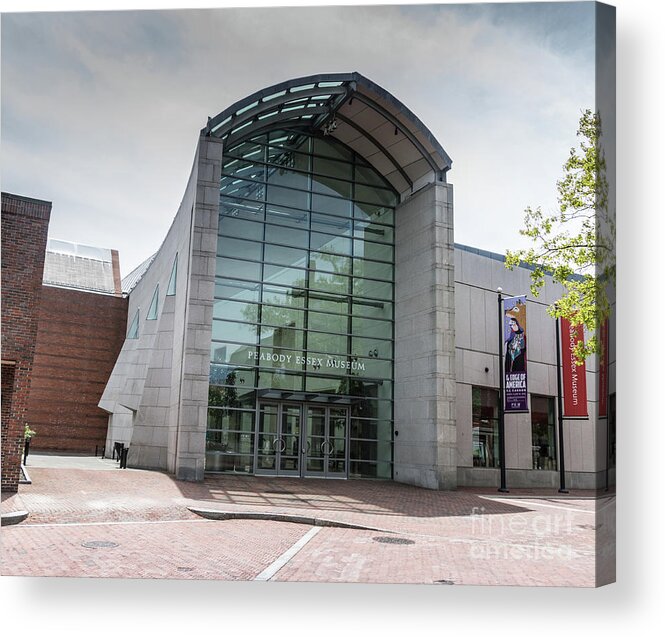 Architecture Acrylic Print featuring the photograph Peobody Essex Museum by Thomas Marchessault
