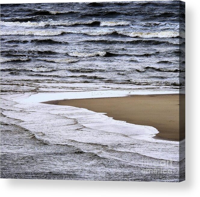 Ocean Acrylic Print featuring the photograph Sea Patterns by Jan Gelders