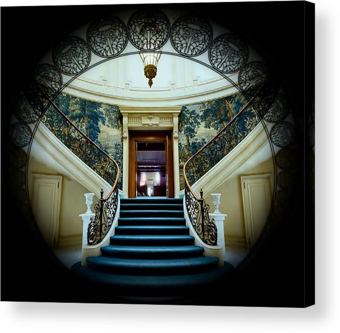 Stairs Acrylic Print featuring the photograph Staircase To Luxury by Digital Art Cafe