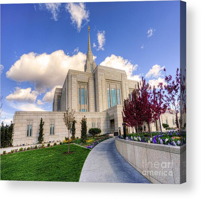Mormon Acrylic Print featuring the photograph Take Me to the Temple by Roxie Crouch