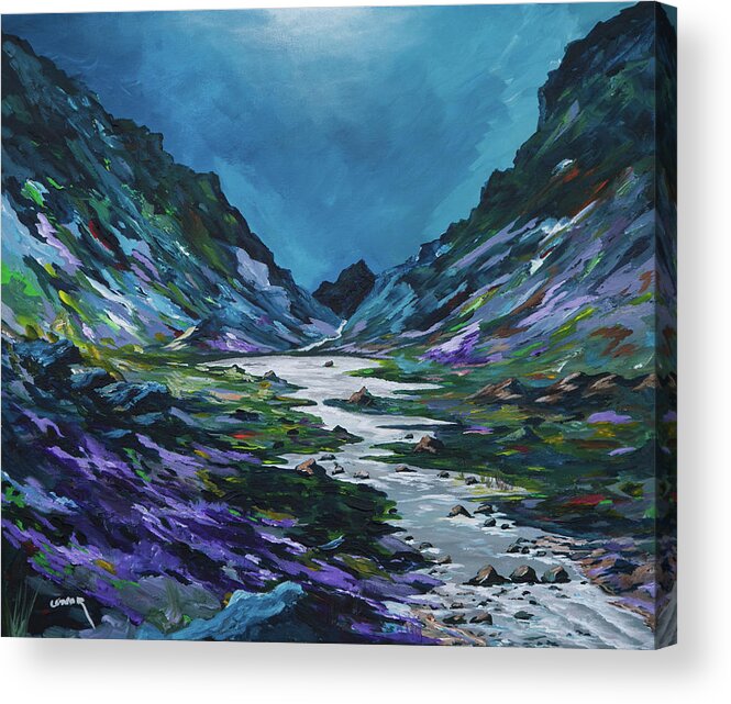 Kerry Acrylic Print featuring the painting The Gap of Dunloe by Conor Murphy