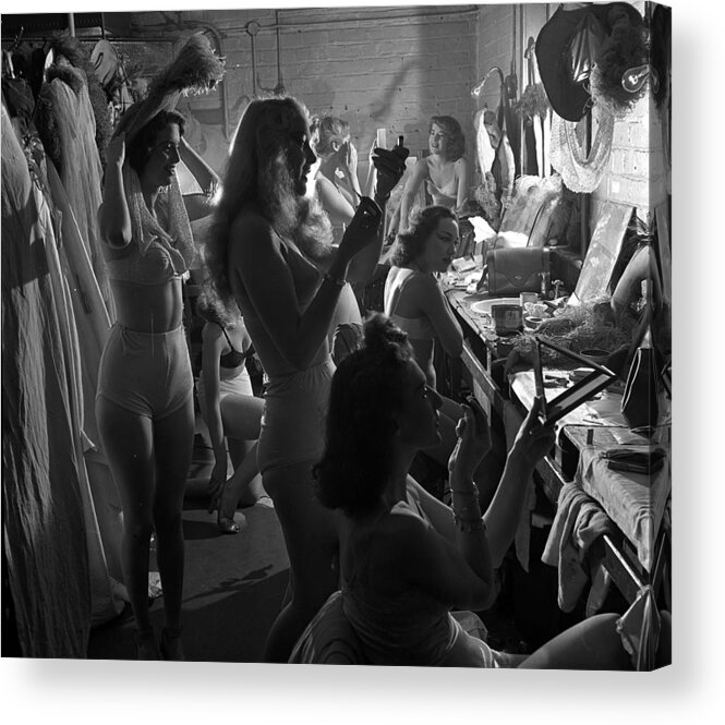 Music Acrylic Print featuring the photograph England. 1949. French Dance Troupe Les #2 by Popperfoto