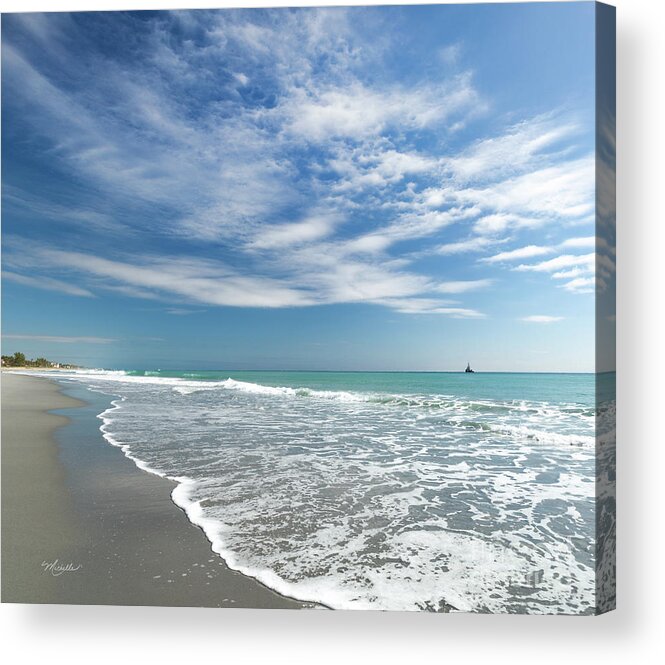 Delray Beach Florida Acrylic Print featuring the photograph Delray Beach Florida by Michelle Constantine