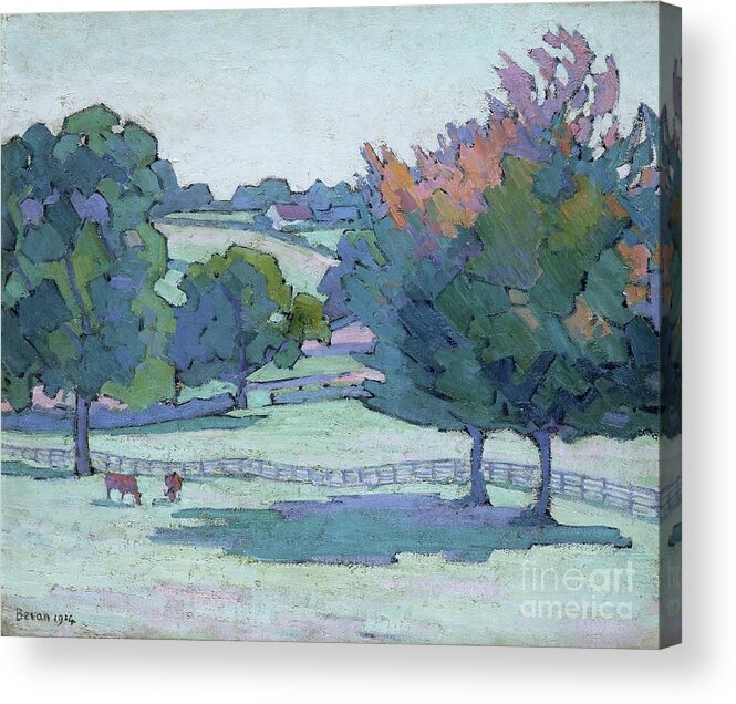 Scenics Acrylic Print featuring the drawing Maples At Cuckfield, Sussex, 1914 by Heritage Images