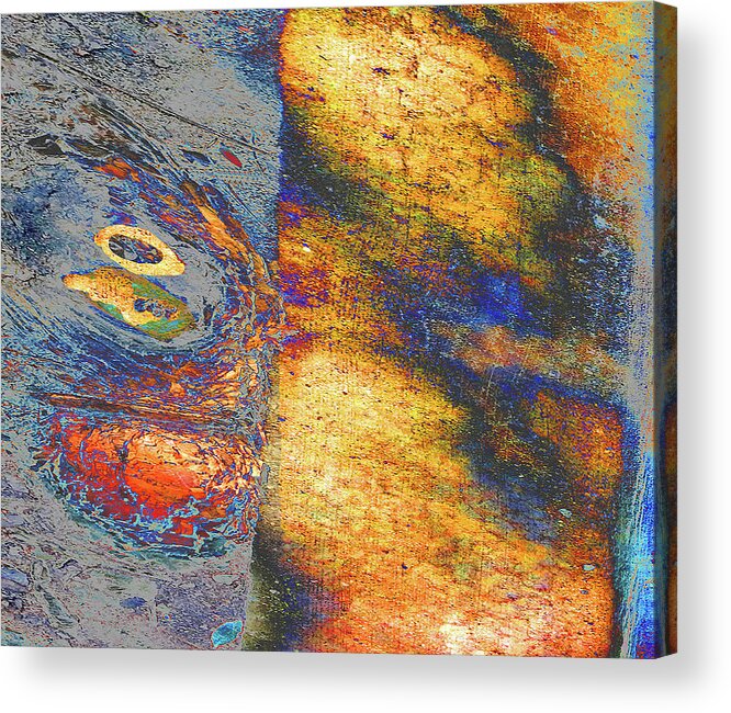 Galaxy Acrylic Print featuring the digital art Out of This World 1 by Cristina Leon