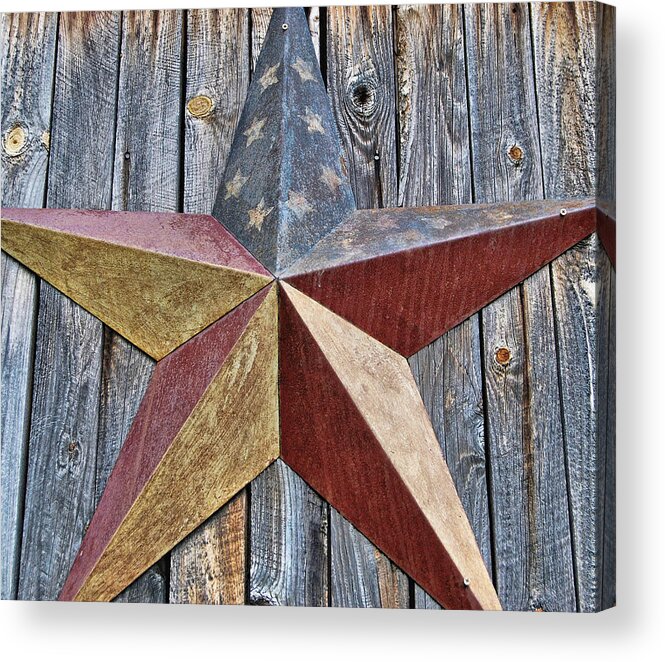 Barn Acrylic Print featuring the photograph Patriotic Colors by JAMART Photography