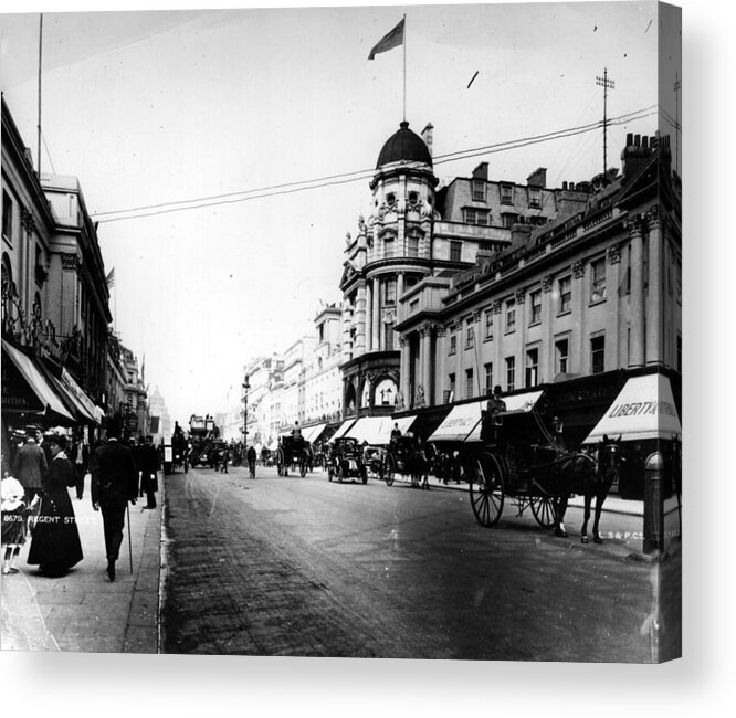 Horse Acrylic Print featuring the photograph Regent Street by Hulton Archive