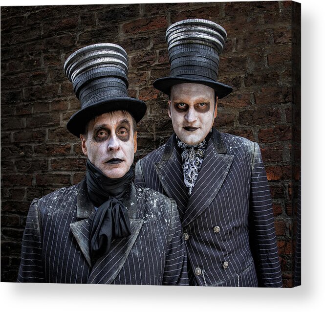 Undertakers
Goth
Whitby
Strange
Fashion Acrylic Print featuring the photograph The Undertakers by Daniel Springgay