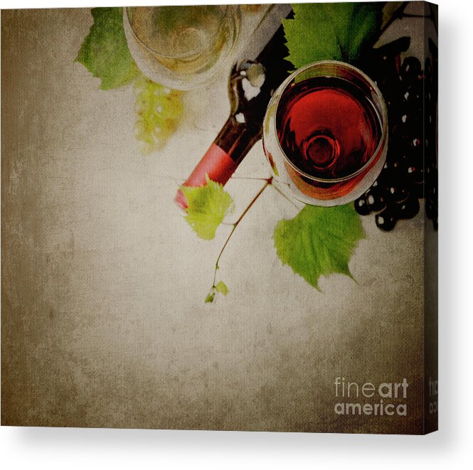 Wine Acrylic Print featuring the photograph Wine #12 by Jelena Jovanovic