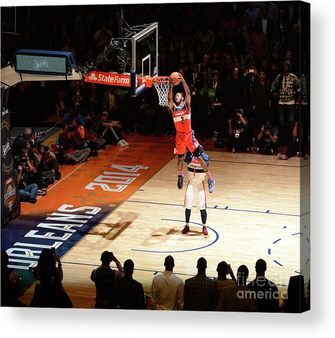 Smoothie King Center Acrylic Print featuring the photograph John Wall by Garrett Ellwood