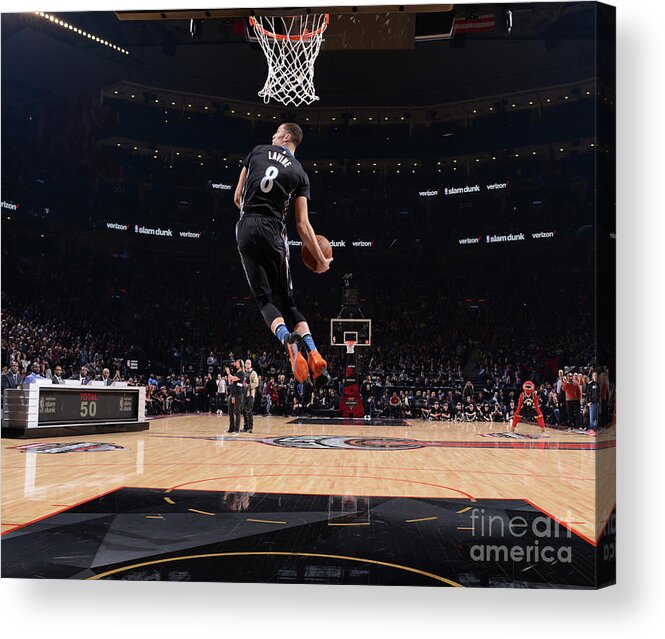 Zach Lavine Acrylic Print featuring the photograph Zach Lavine #7 by Jesse D. Garrabrant