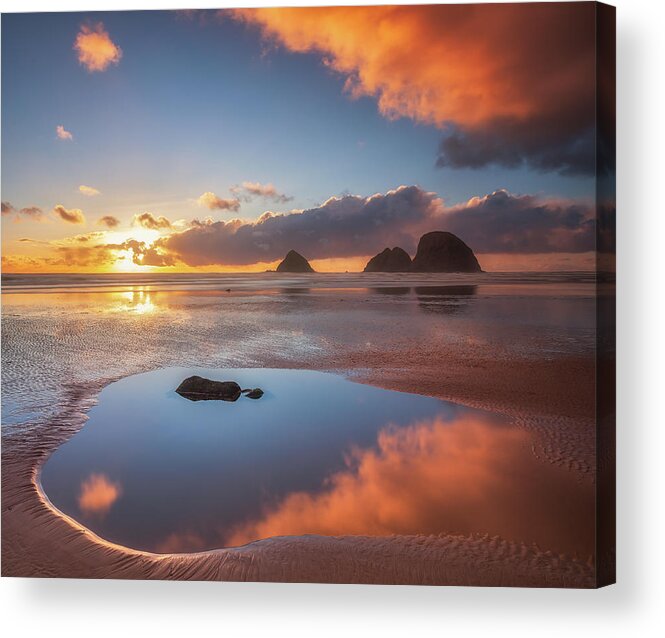Oregon Acrylic Print featuring the photograph Daily Reflections by Darren White