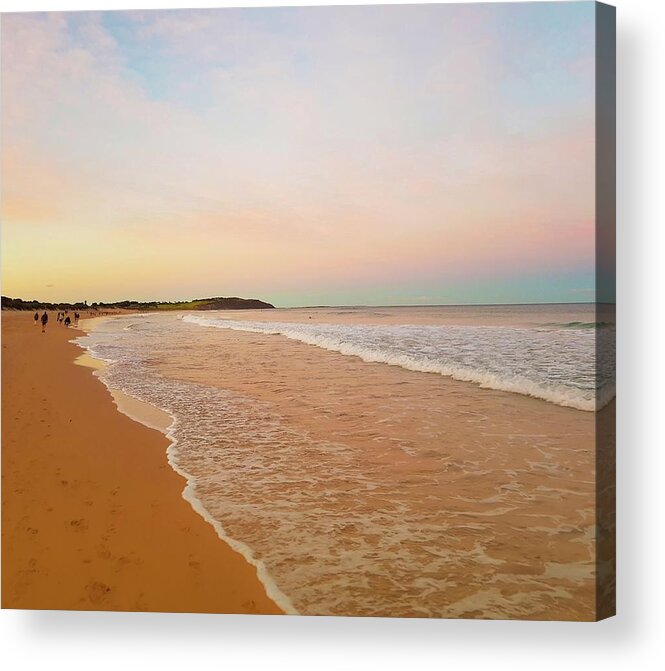 Water Acrylic Print featuring the photograph Dee Why Beach Sunset No 3 by Andre Petrov
