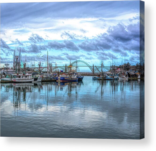 Tapestry Newport Acrylic Print featuring the photograph For Tapestry by Bill Posner