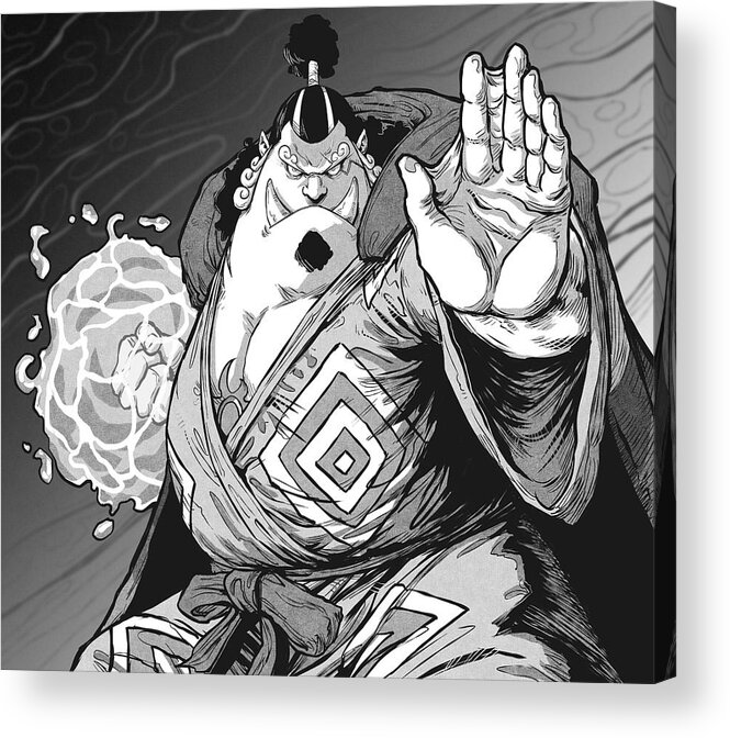 One Piece Acrylic Print featuring the digital art JINBE - First Son of the Sea by Darko Babovic