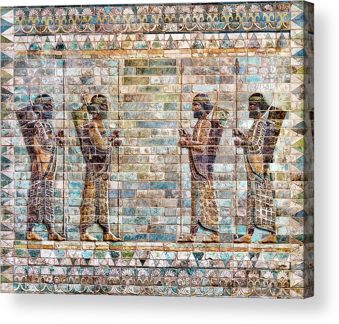 Persian Immortal Acrylic Print featuring the photograph Persian Immortals 03 by Weston Westmoreland