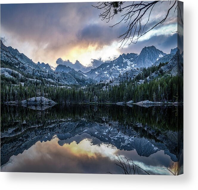 Landscape Acrylic Print featuring the photograph Shadow Lake Reflections by Romeo Victor