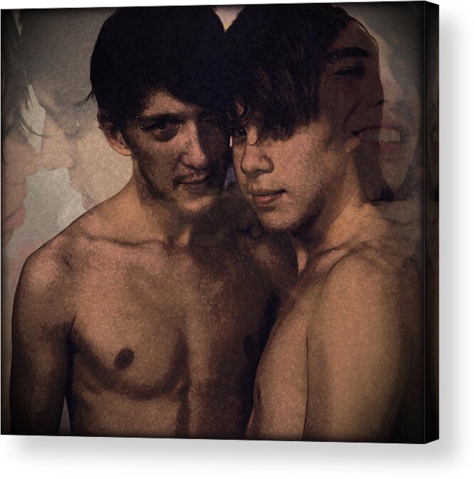 Queer Acrylic Print featuring the digital art Sugar by John Waiblinger