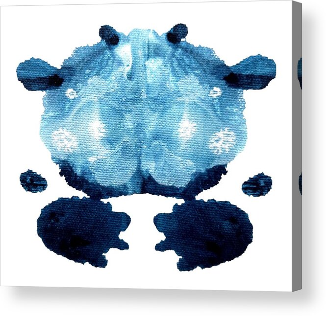 Abstract Acrylic Print featuring the painting Turquoise Tortoise by Stephenie Zagorski