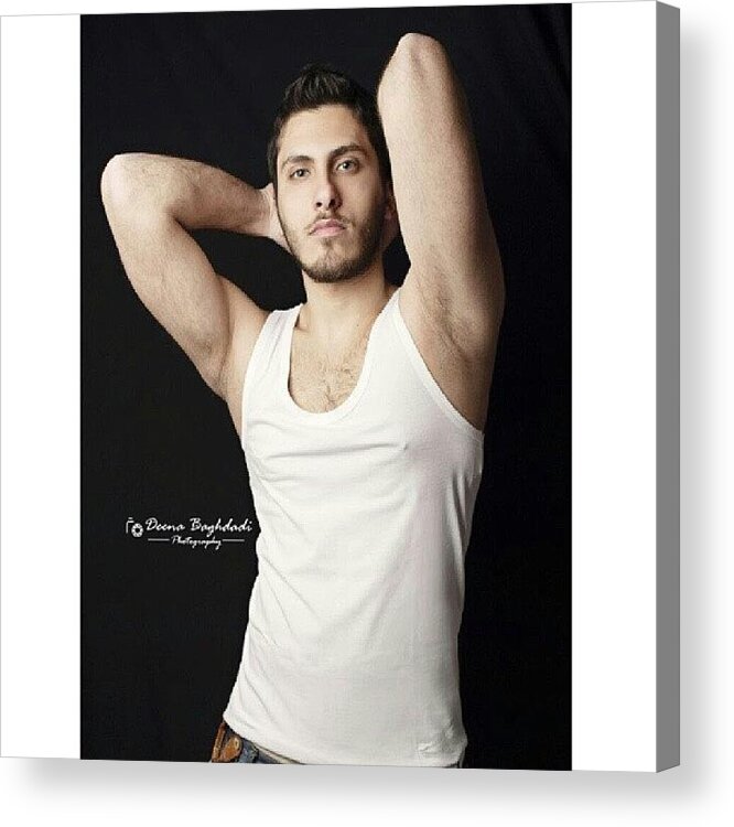 Underwear Acrylic Print featuring the photograph #2012 #photosession #underwear #1 by Moe Bat