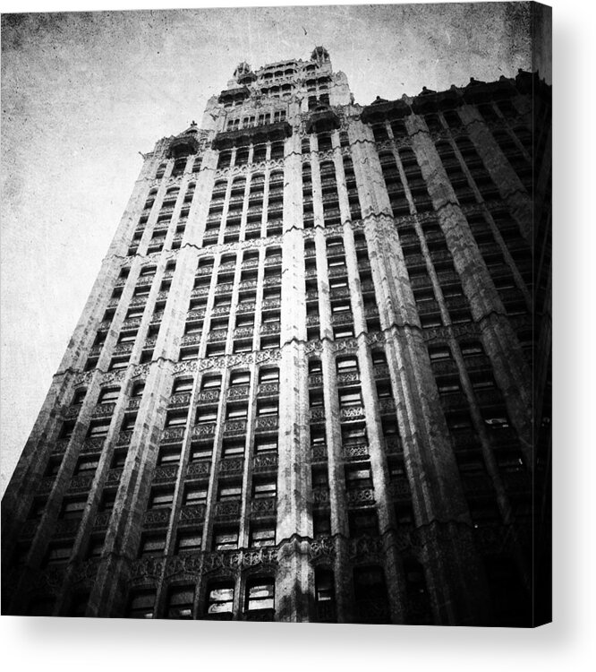 Woolworth Building Acrylic Print featuring the photograph Awe Inspiring #2 by Natasha Marco