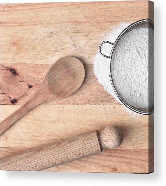 Baker Acrylic Print featuring the photograph Baking #1 by Tom Gowanlock