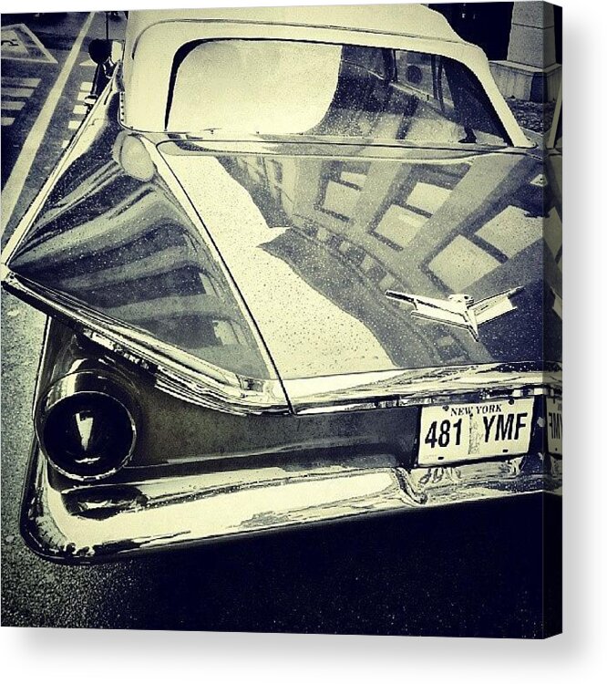 Alfaromeo Acrylic Print featuring the photograph #buick #classic #old #alfaromeo #cars #1 by Davide Rizzo