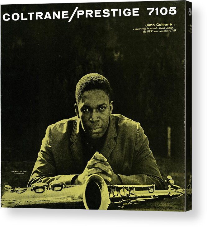 Jazz Acrylic Print featuring the digital art John Coltrane - Coltrane by Concord Music Group