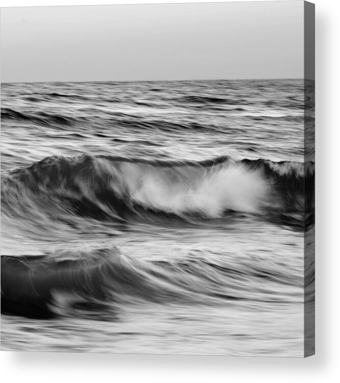 Ocean Acrylic Print featuring the photograph Salt life square #2 by Laura Fasulo