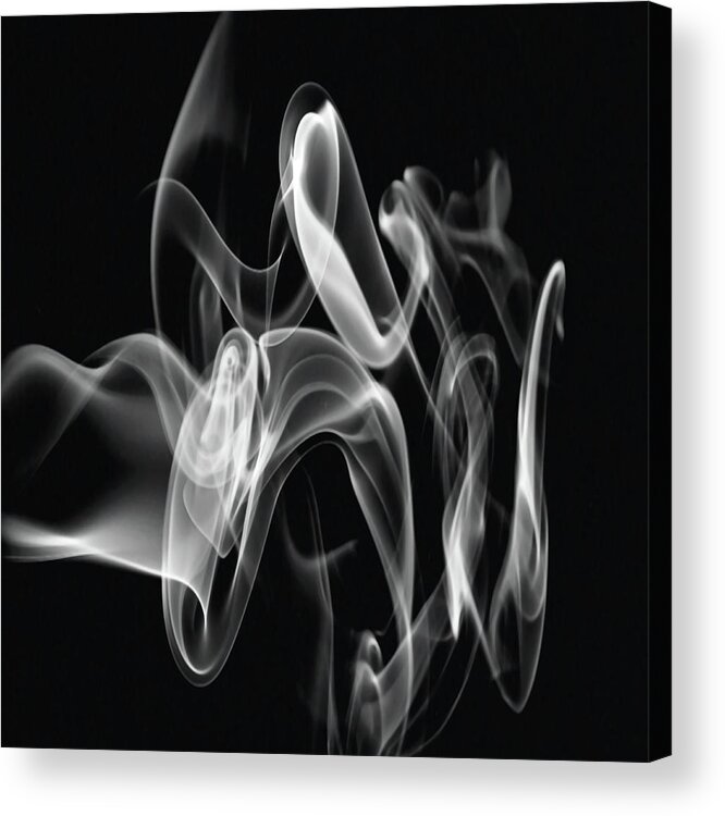 Black Color Acrylic Print featuring the photograph Abstract #11 by Michael Banks