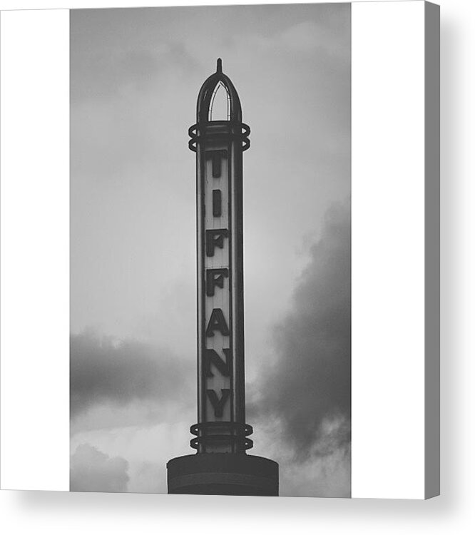 Bw_society_buildings Acrylic Print featuring the photograph {miami Beach's Art Deco} In 1979 #11 by Joel Lopez