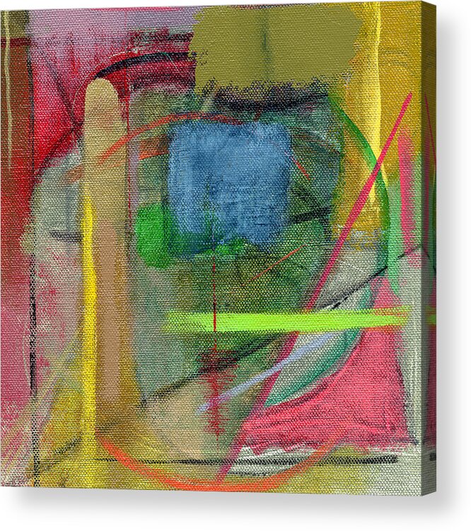 Abstract Acrylic Print featuring the painting Untitled #40 by Chris N Rohrbach