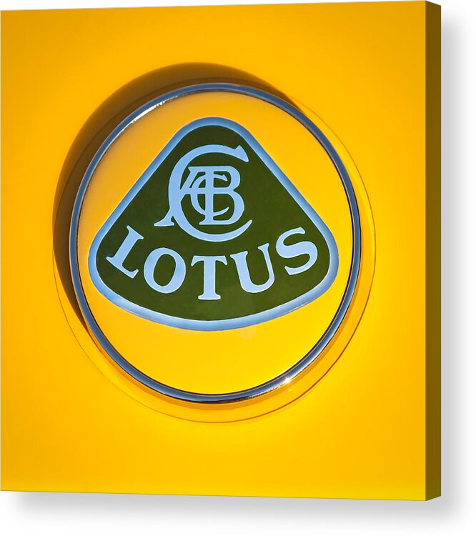 Lotus Emblem Acrylic Print featuring the photograph Lotus Emblem #2 by Jill Reger