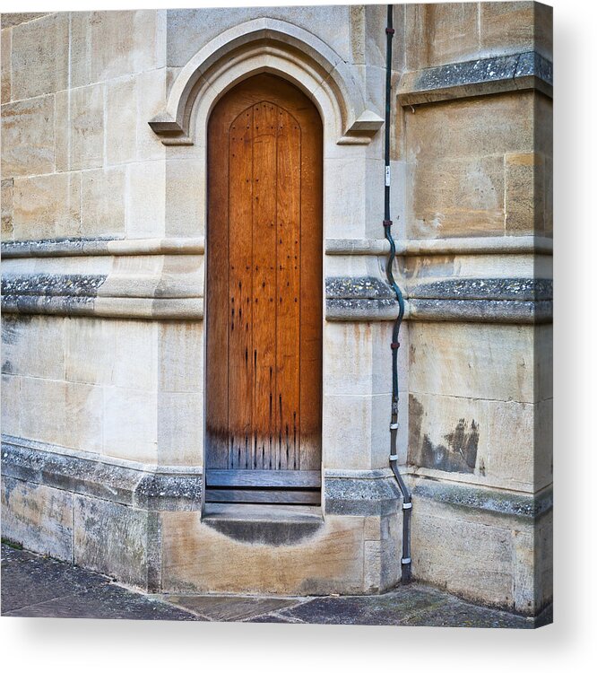Access Acrylic Print featuring the photograph Old door #2 by Tom Gowanlock