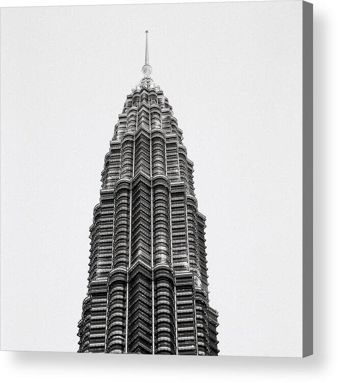 Night Acrylic Print featuring the photograph The KL Petronas Towers by Shaun Higson