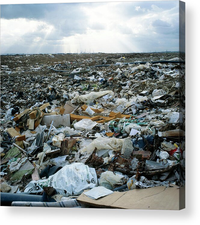 Environment Acrylic Print featuring the photograph Toxic Waste Dump #2 by Robert Brook/science Photo Library