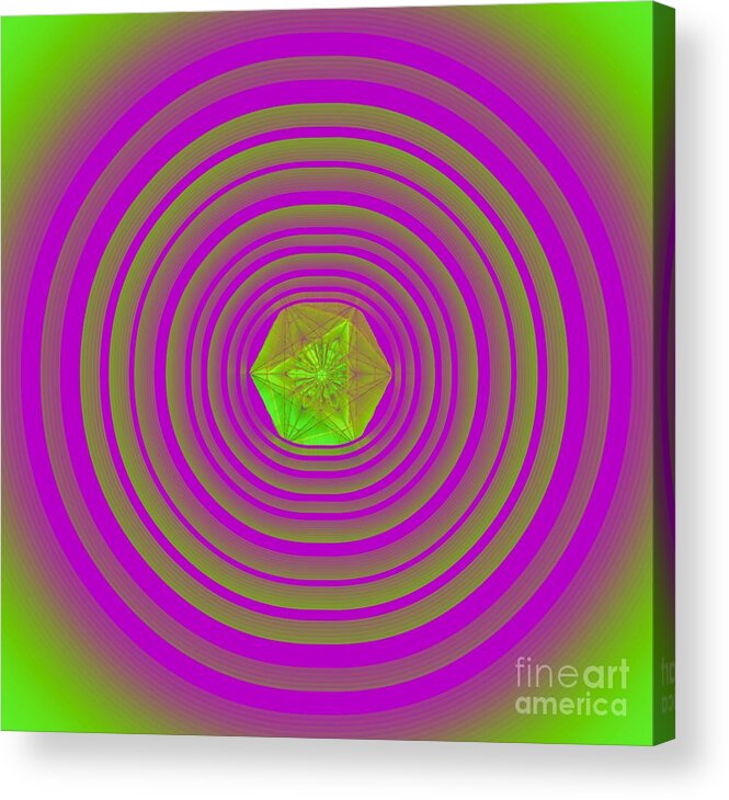 Infinity Acrylic Print featuring the digital art Mystic #23 by Meiers Daniel