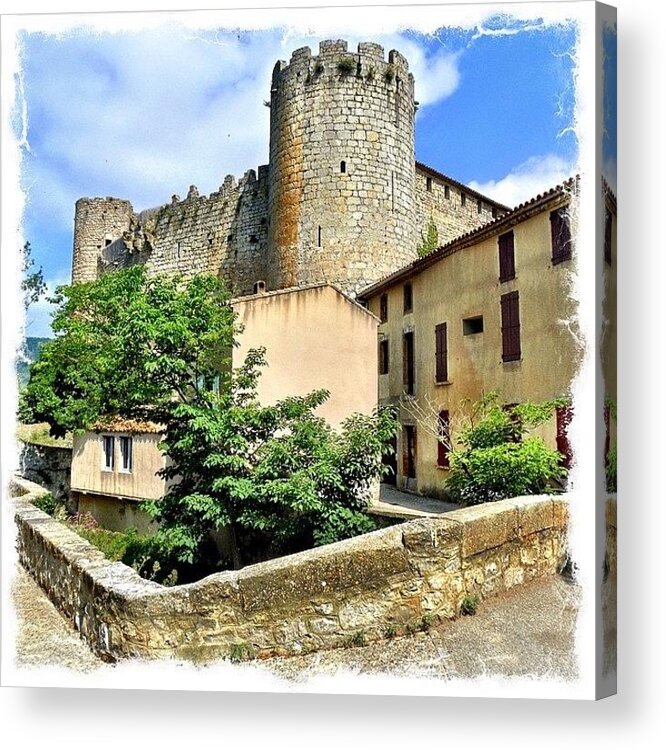 Blog Acrylic Print featuring the photograph #france #villerougetermenes Past #3 by Richard Randall