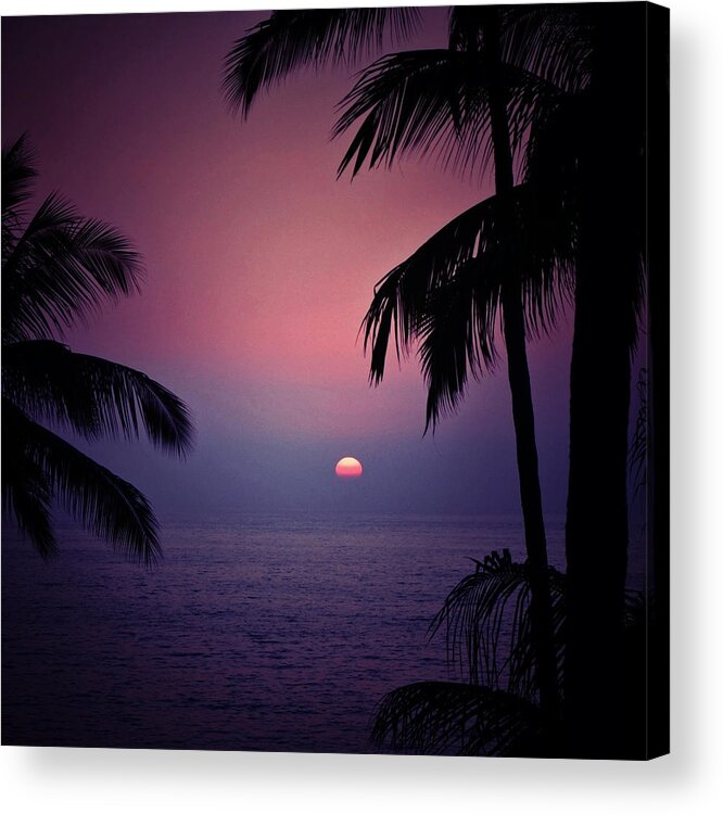 Sunset Acrylic Print featuring the photograph Sultry Sunset by Natasha Marco
