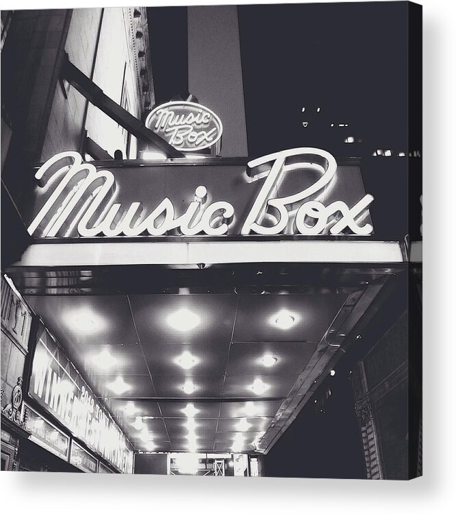 Music Box Acrylic Print featuring the photograph Broadway #5 by Natasha Marco