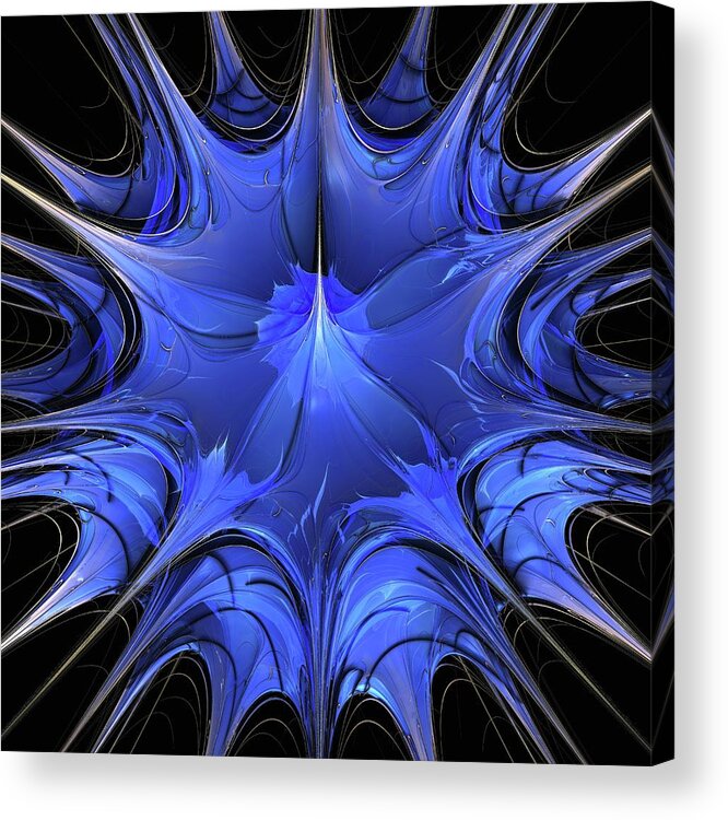 3-dimensional Acrylic Print featuring the photograph 3d Fractal by Laguna Design/science Photo Library