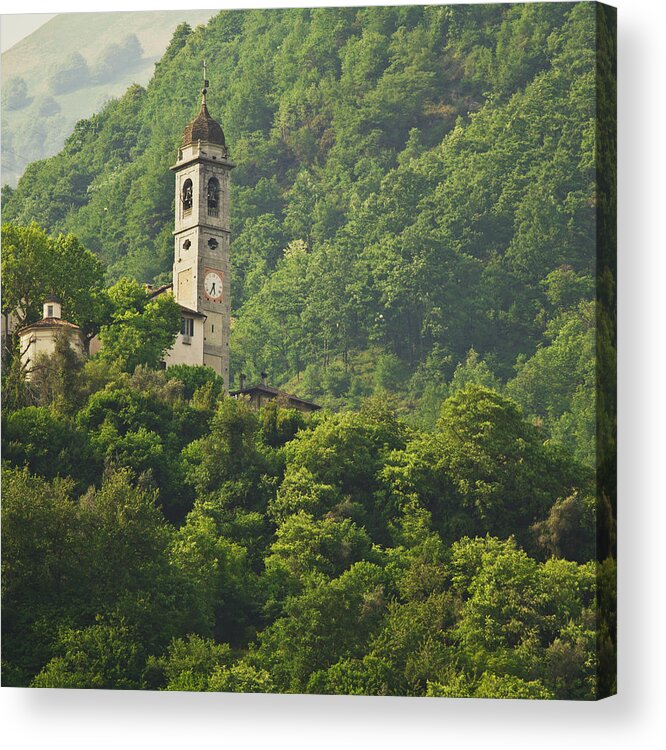 Lago Di Como Acrylic Print featuring the photograph Lago di Como #8 by Roberto Adrian