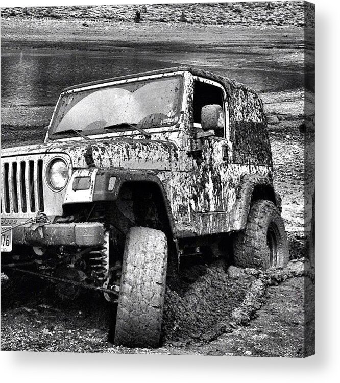 Brand34photography Acrylic Print featuring the photograph A Dirty Jeep. While Out Wheelin With by James Crawshaw